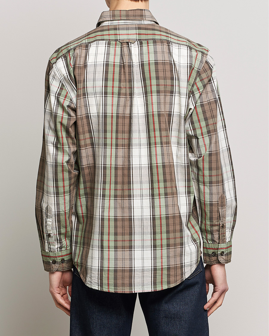 Homme | Chemises | Filson | Washed Feather Cloth Shirt Sage/Olive Plaid