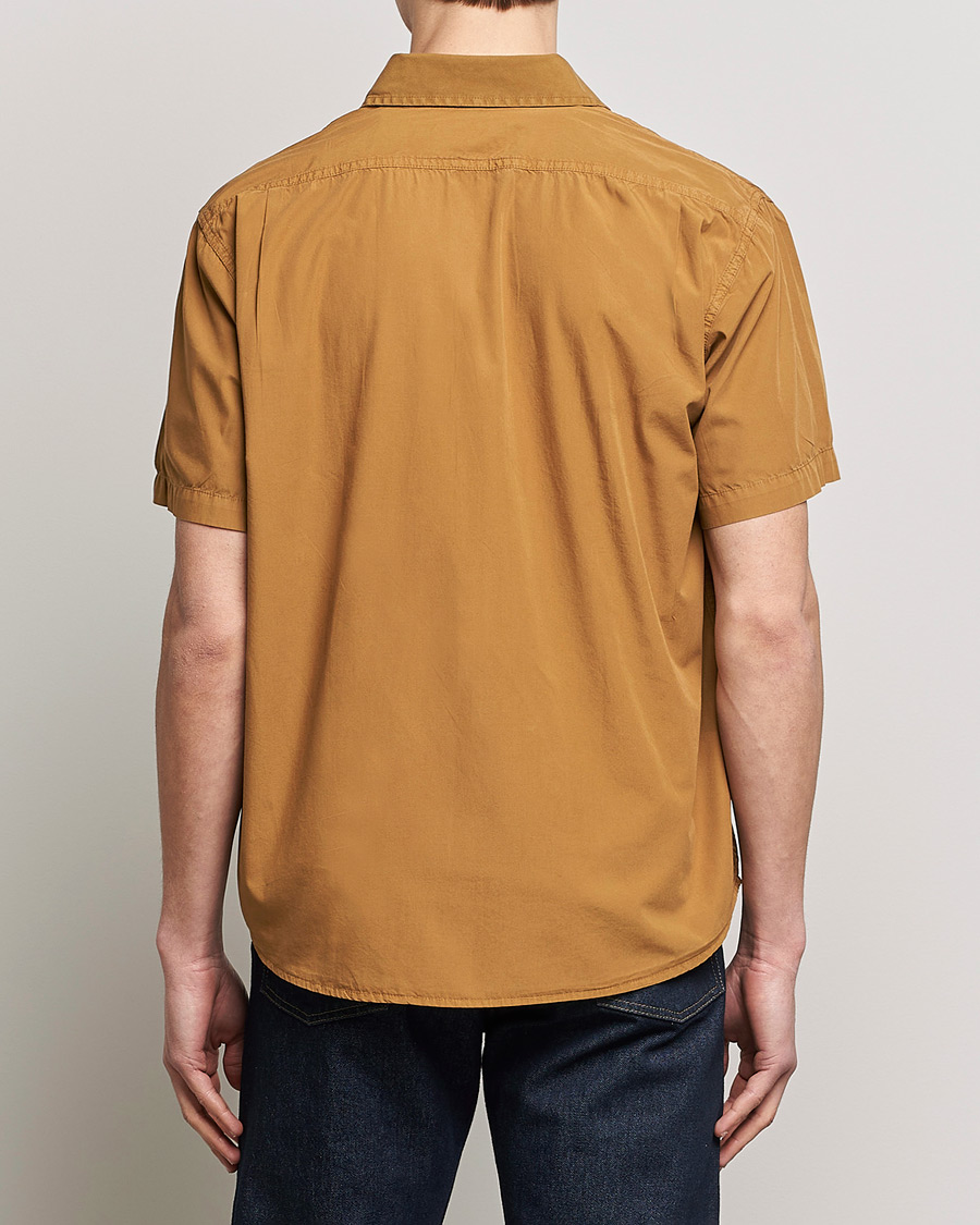 Homme | Chemises | Filson | Washed Feather Cloth Short Sleeve Shirt Gold Ochre