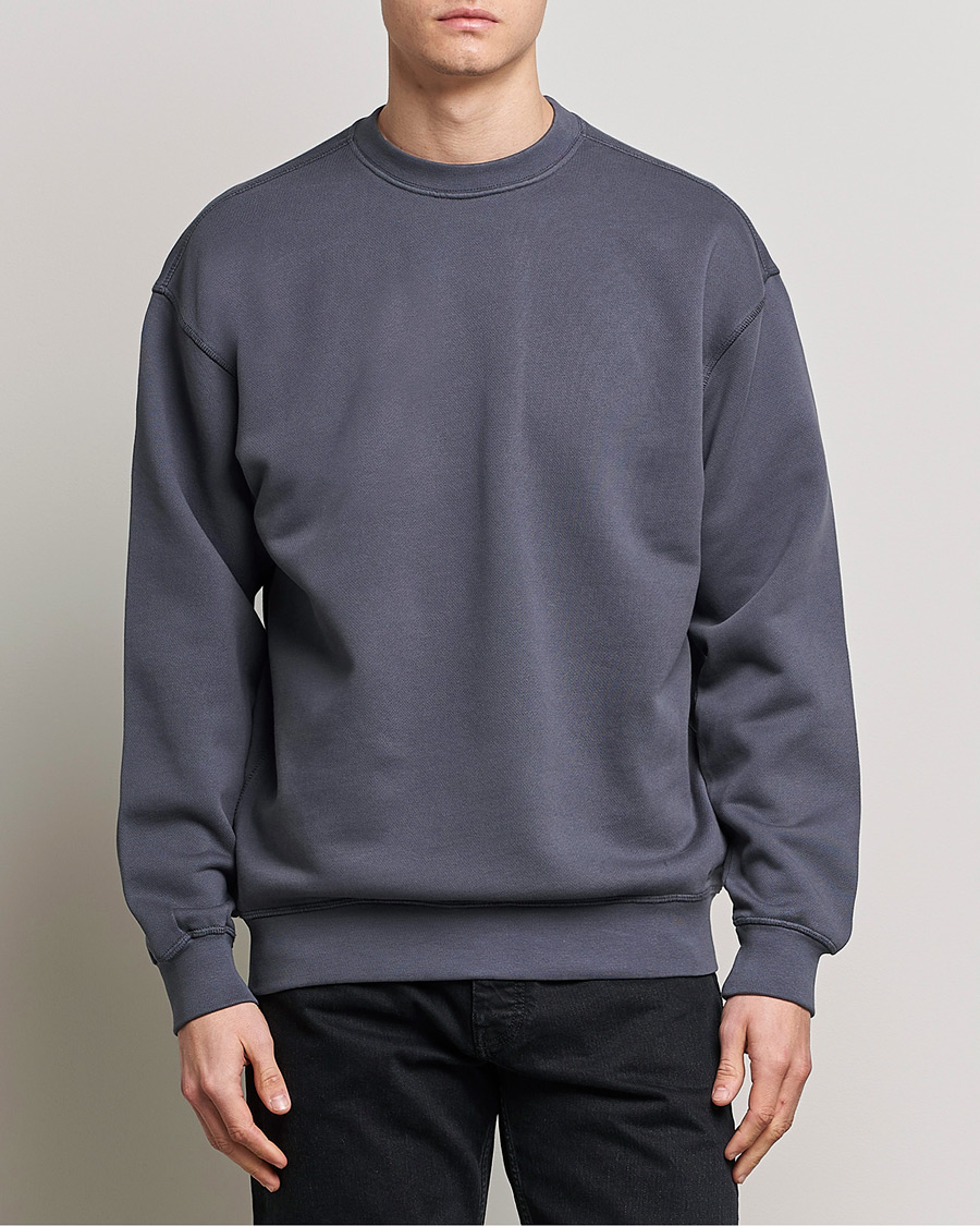 Homme | Pulls Et Tricots | Filson | Training Crewneck Sweatshirt Harbour Blue