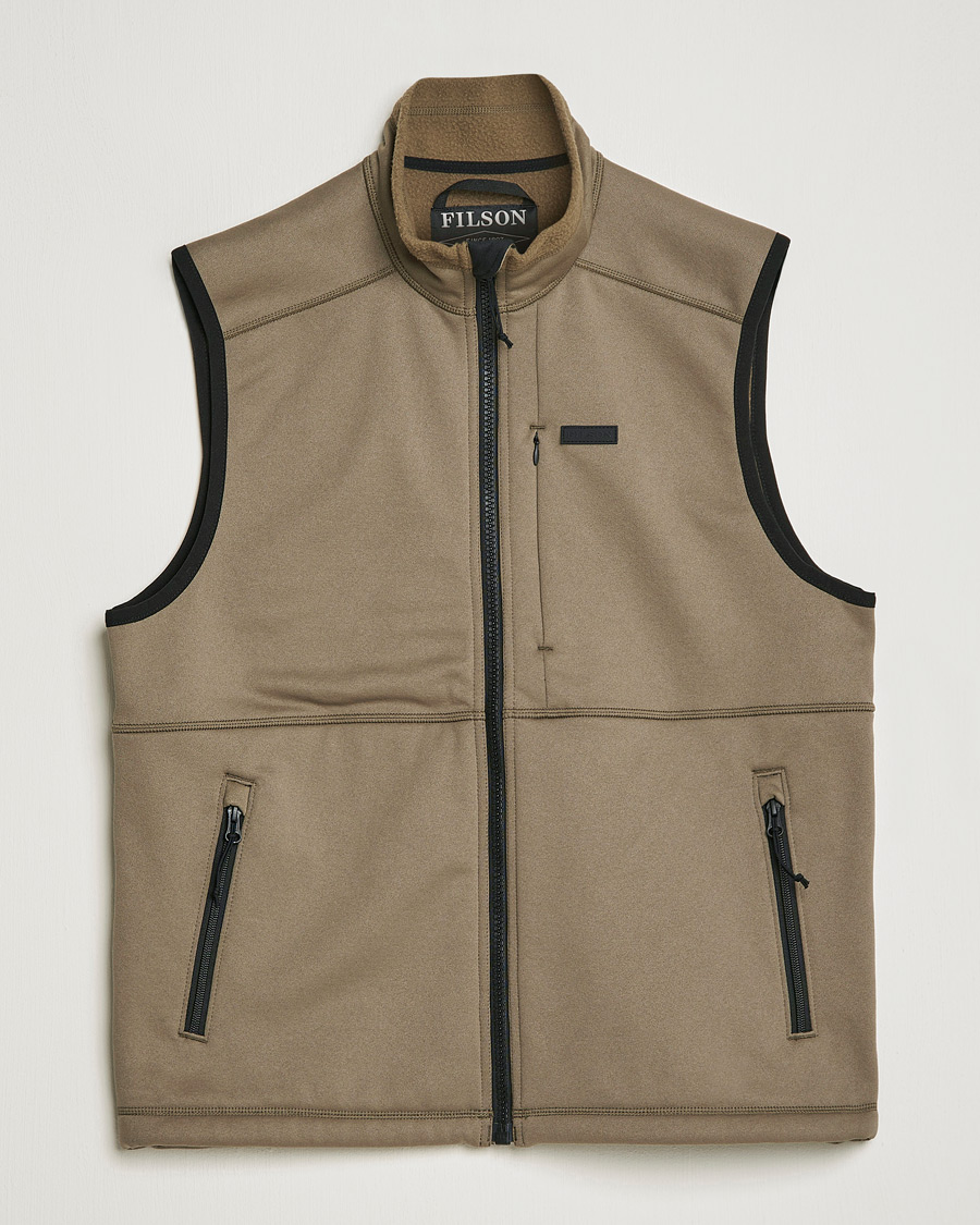 Homme | Gilets | Filson | Granite Ridge Fleece Vest Field Olive