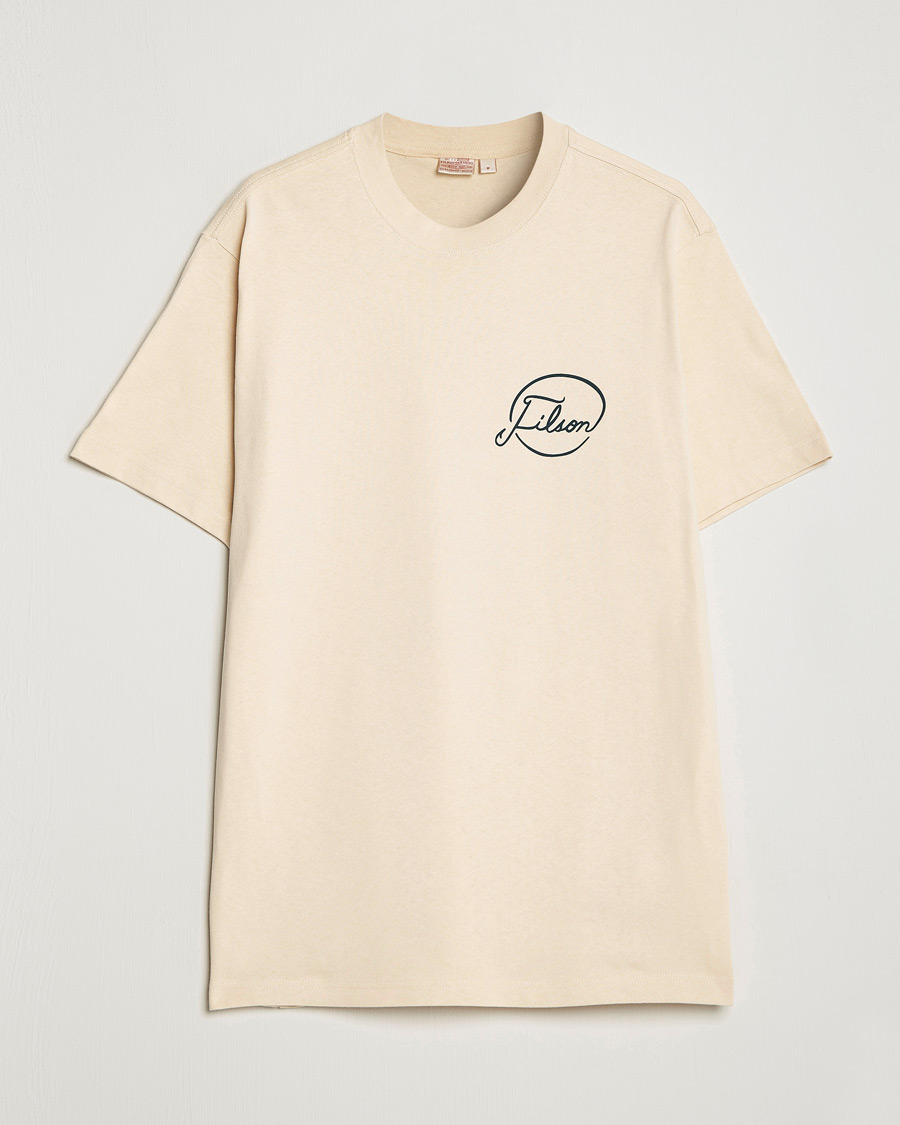 Homme | T-shirts | Filson | Pioneer Graphic T-Shirt Stone
