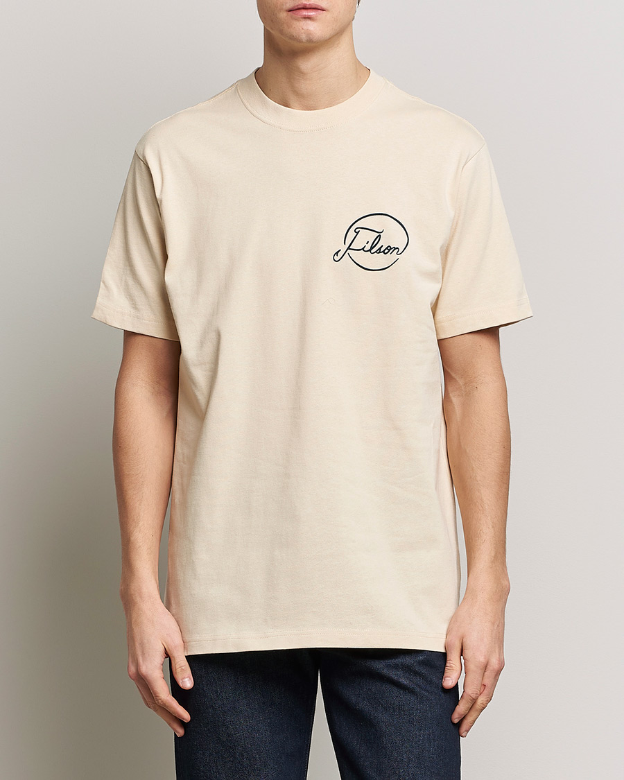 Homme | T-shirts | Filson | Pioneer Graphic T-Shirt Stone