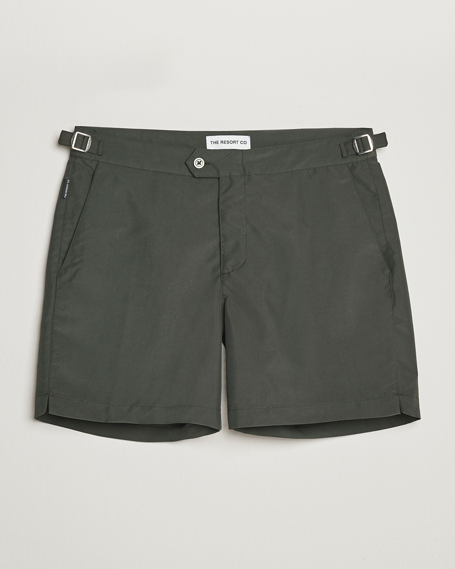 Homme | Maillots De Bain | The Resort Co | Tailored Swim Shorts Aloe Grey