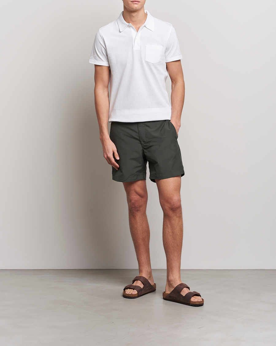 Homme | Maillots De Bain | The Resort Co | Tailored Swim Shorts Aloe Grey