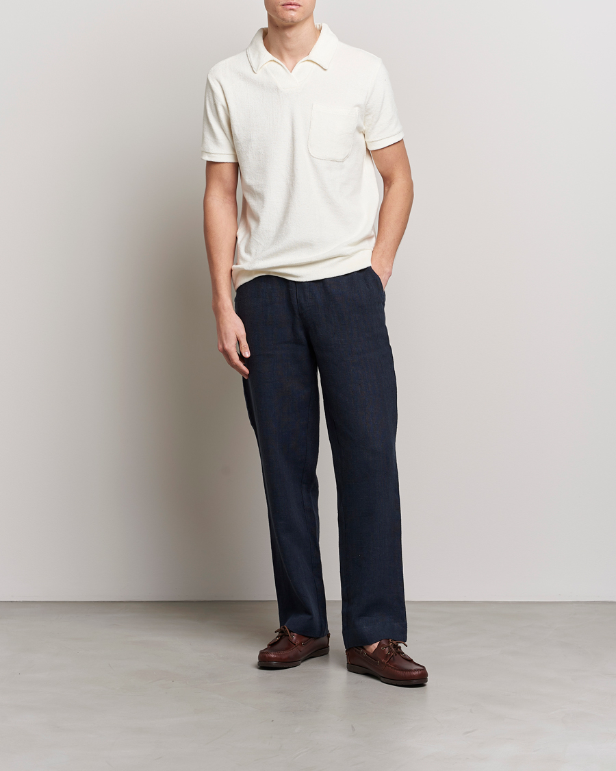 Homme | Polos | The Resort Co | Terry Polo Shirt White