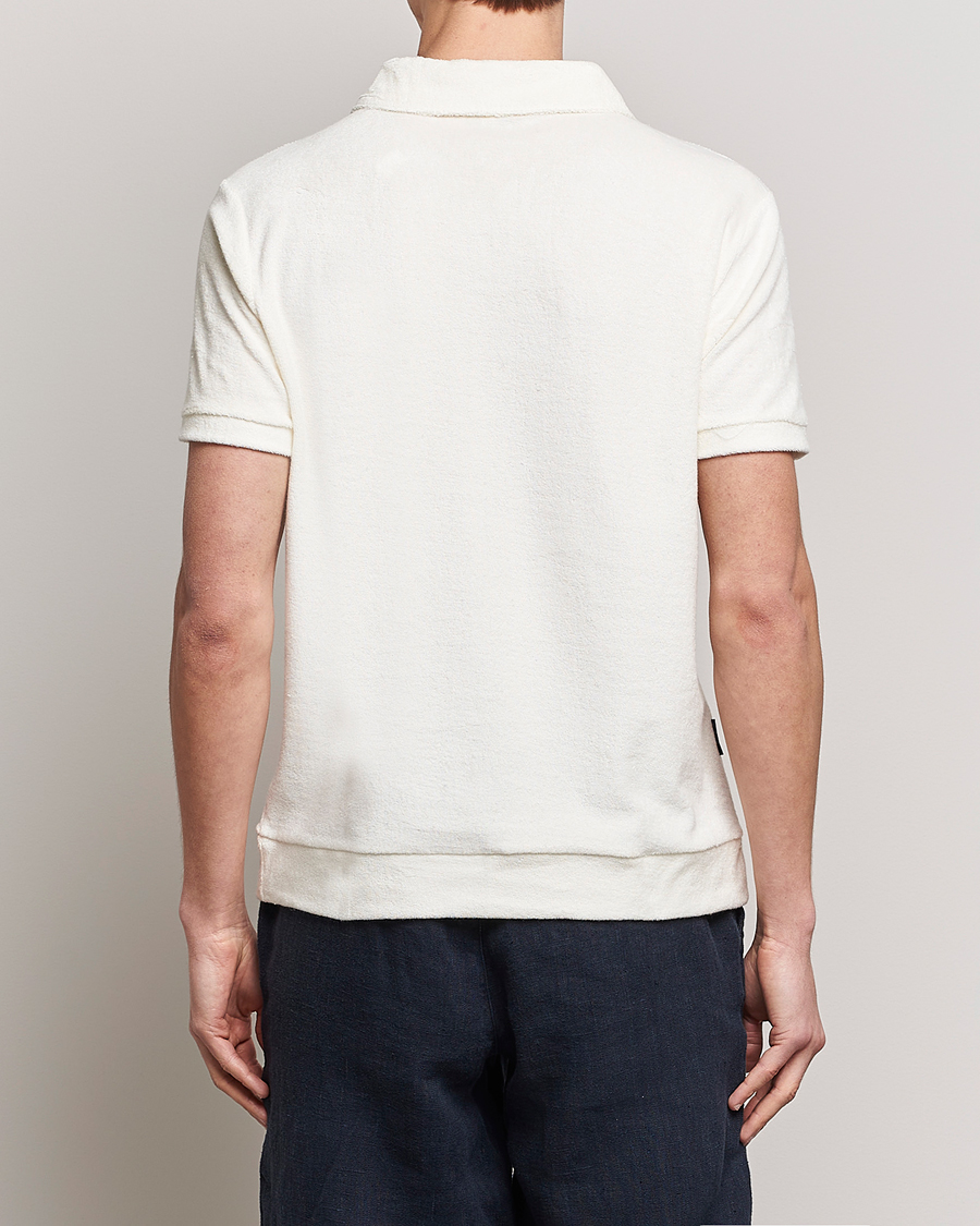 Homme | Polos | The Resort Co | Terry Polo Shirt White