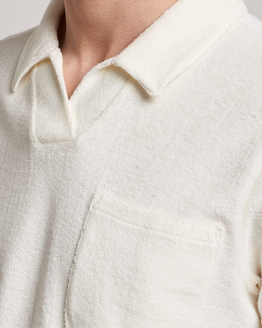 Homme | Polos | The Resort Co | Terry Polo Shirt White