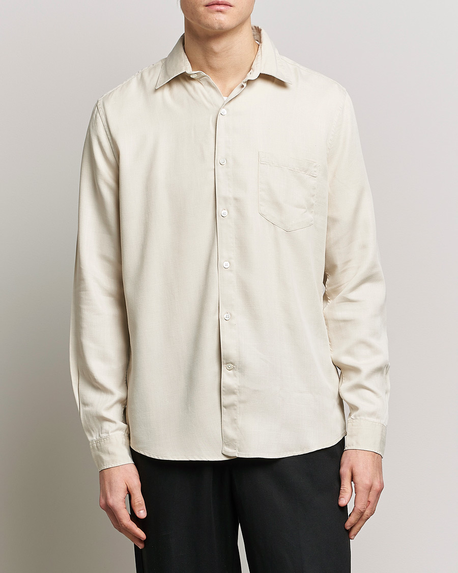 Homme | Chemises | A Day's March | Daintree Tencel Shirt Sand