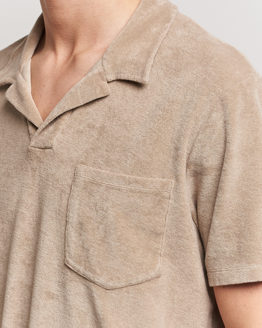 Homme | Polos | A Day's March | Terry Polo Khaki