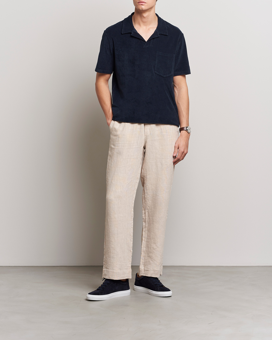 Homme | Polos | A Day's March | Terry Polo Navy