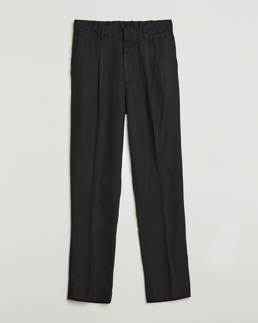 Homme | Pantalons | A Day's March | Smart Trouser Tencel Black