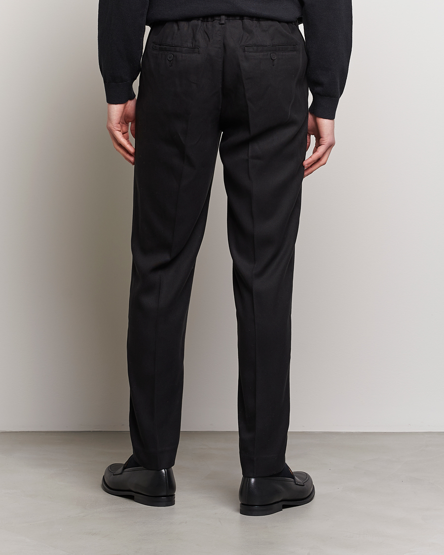 Homme | Pantalons | A Day's March | Smart Trouser Tencel Black