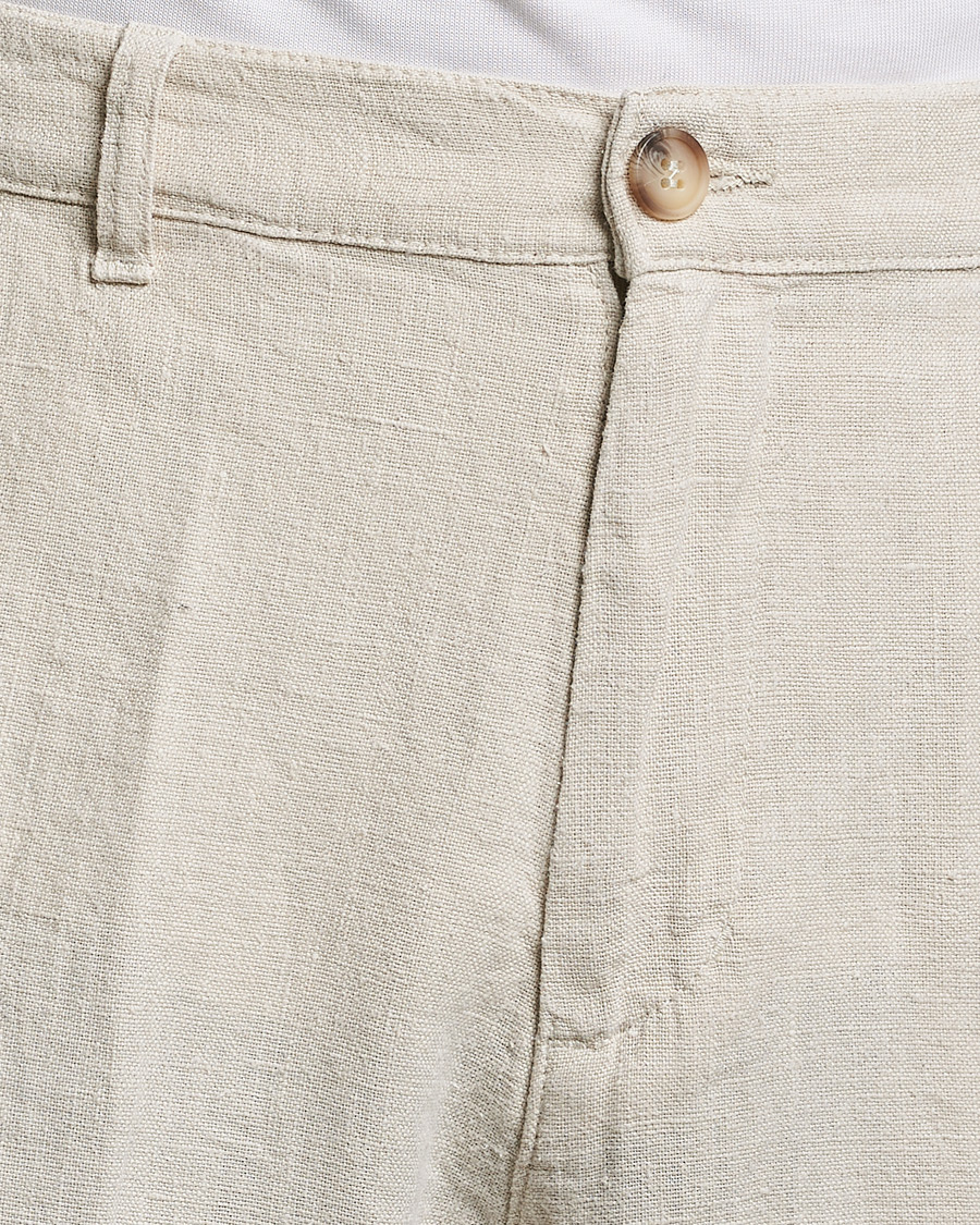 Homme | Pantalons | A Day's March | Madu Linen Trouser Oyster
