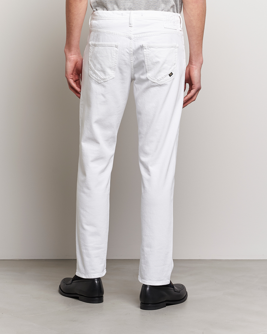 Homme | Pantalons | Incotex | Cotton Stretch 5-Pocket Pants White