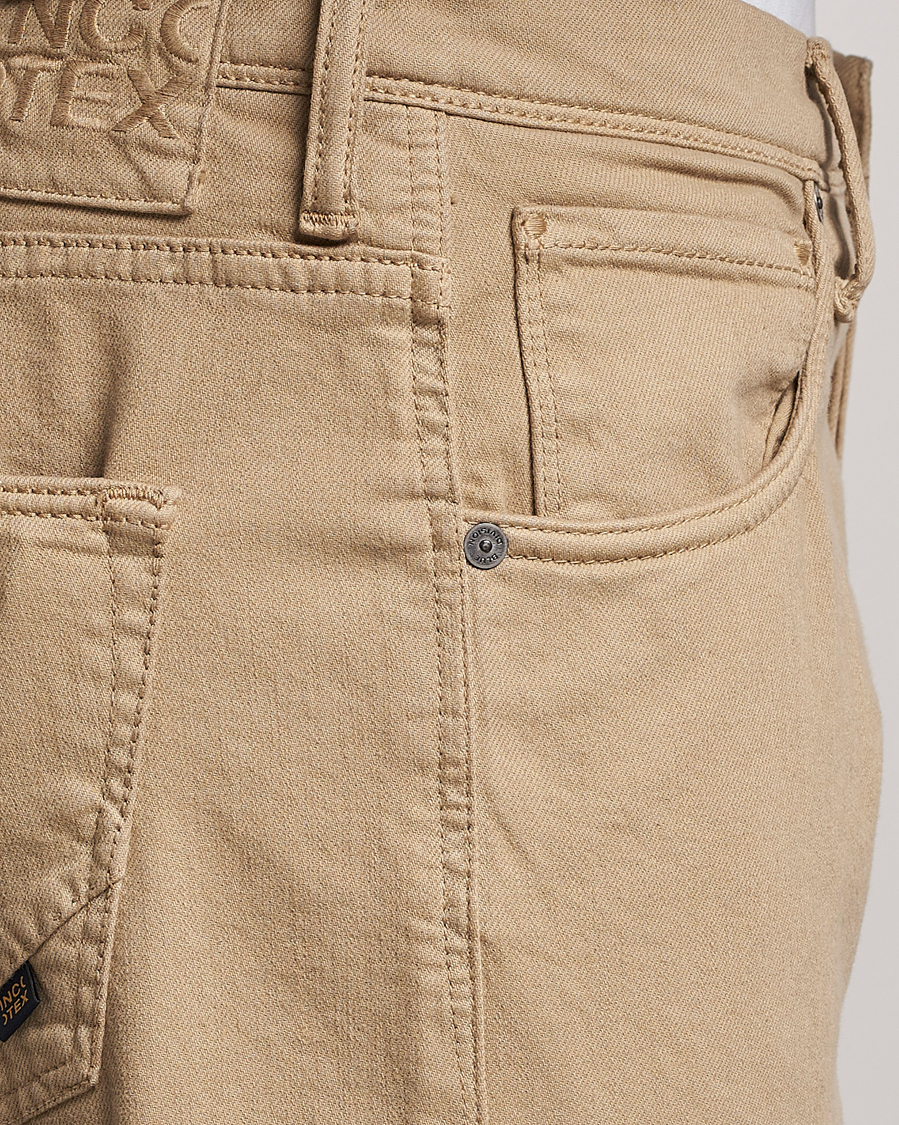 Homme | Pantalons | Incotex | Cotton Stretch 5-Pocket Pants Beige