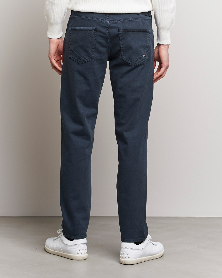 Homme | Pantalons | Incotex | Cotton Stretch 5-Pocket Pants Navy