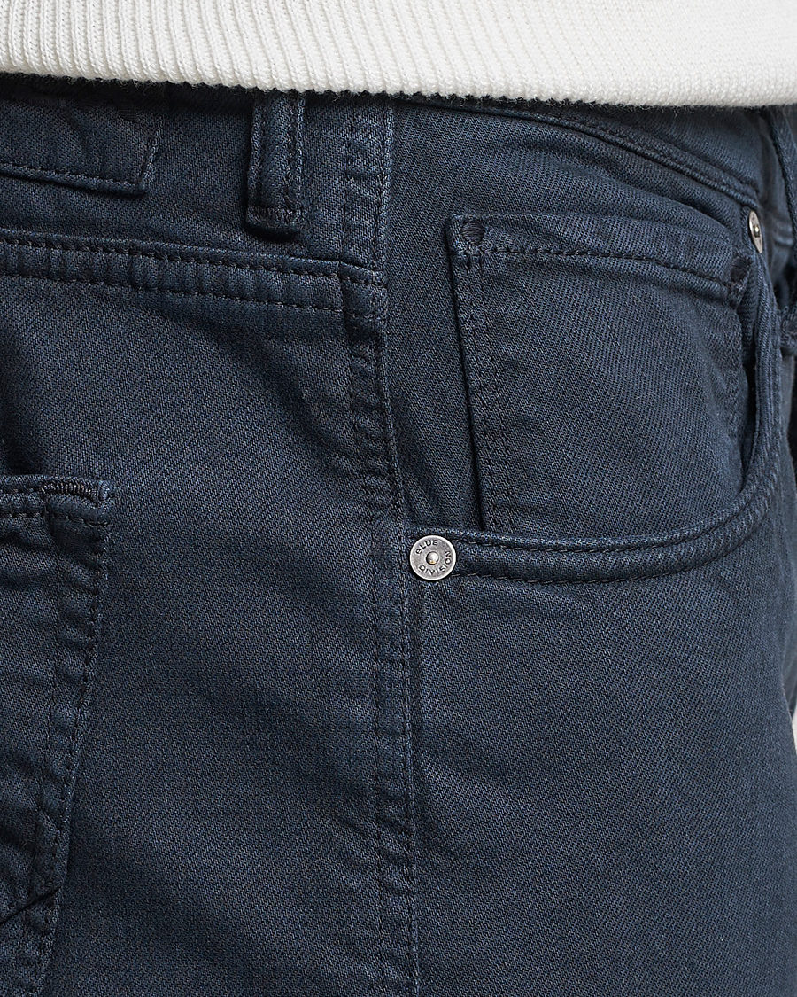 Homme | Pantalons | Incotex | Cotton Stretch 5-Pocket Pants Navy