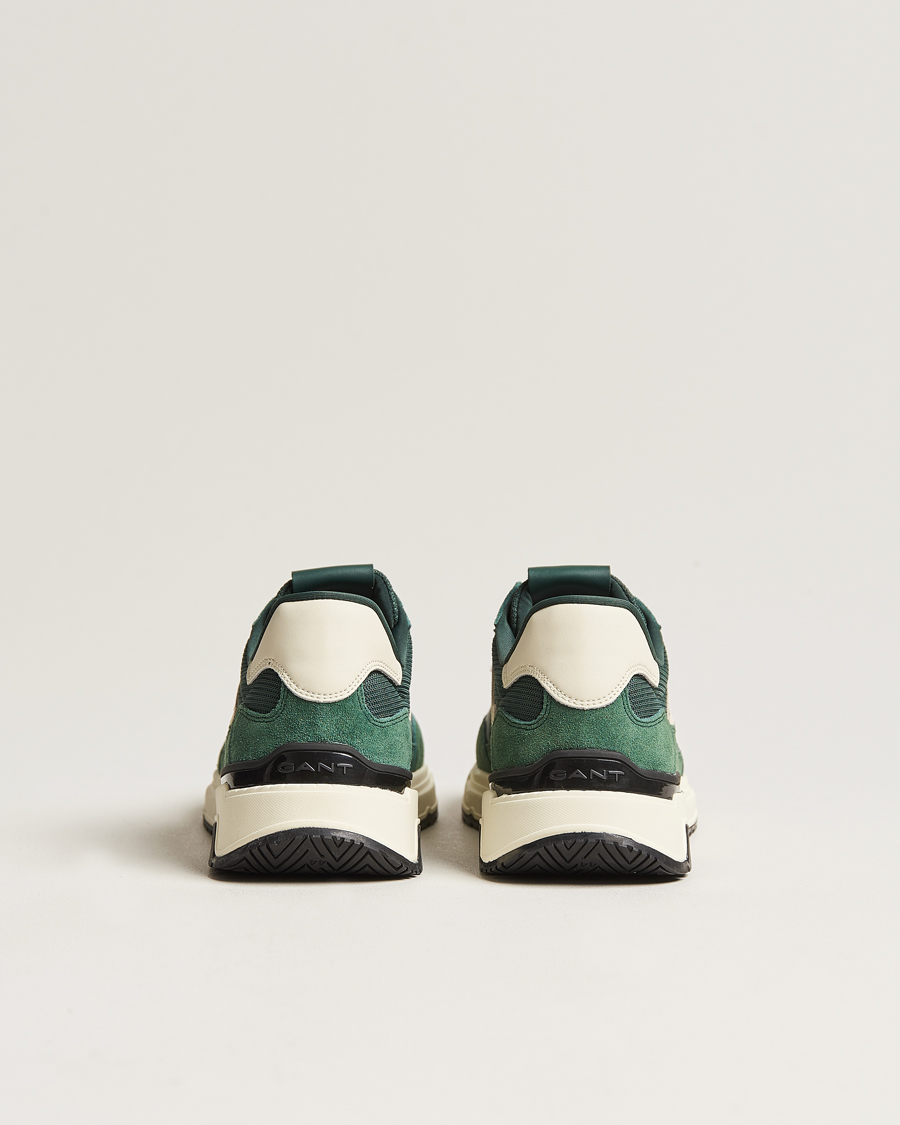 Homme | GANT Jeuton Running Sneaker Tartan Green | GANT | Jeuton Running Sneaker Tartan Green