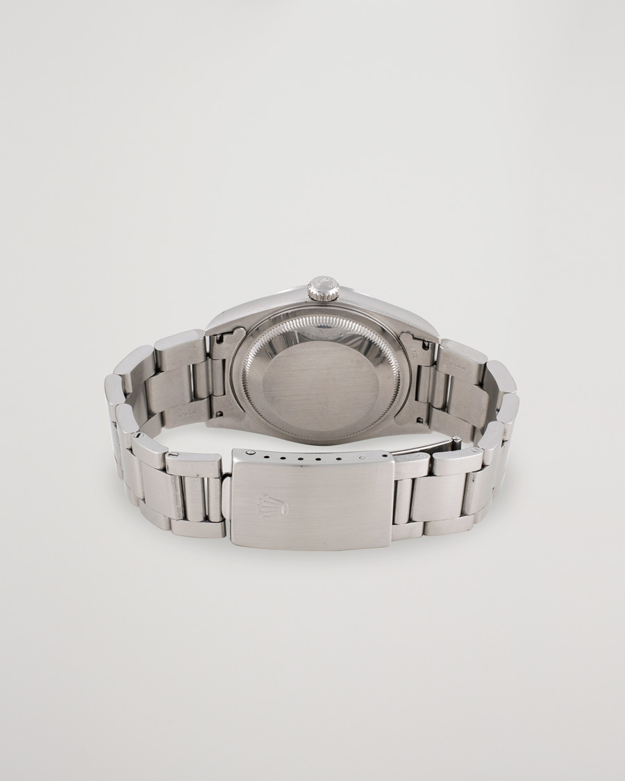 Homme | Rolex Pre-Owned Datejust 16200 Oyster Perpetual Steel White | Rolex Pre-Owned | Datejust 16200 Oyster Perpetual Steel White