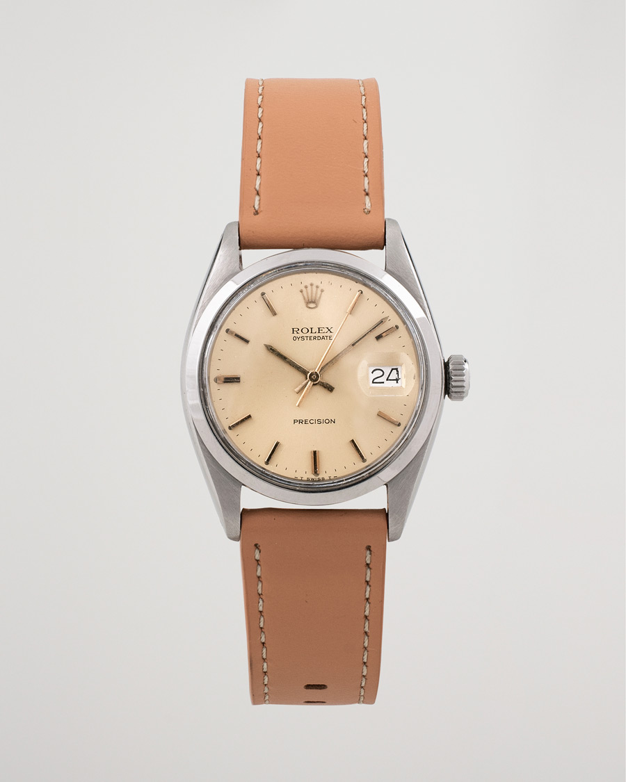 Homme | Rolex Pre-Owned Precision 6694 Oysterdate Steel White | Rolex Pre-Owned | Precision 6694 Oysterdate Steel White