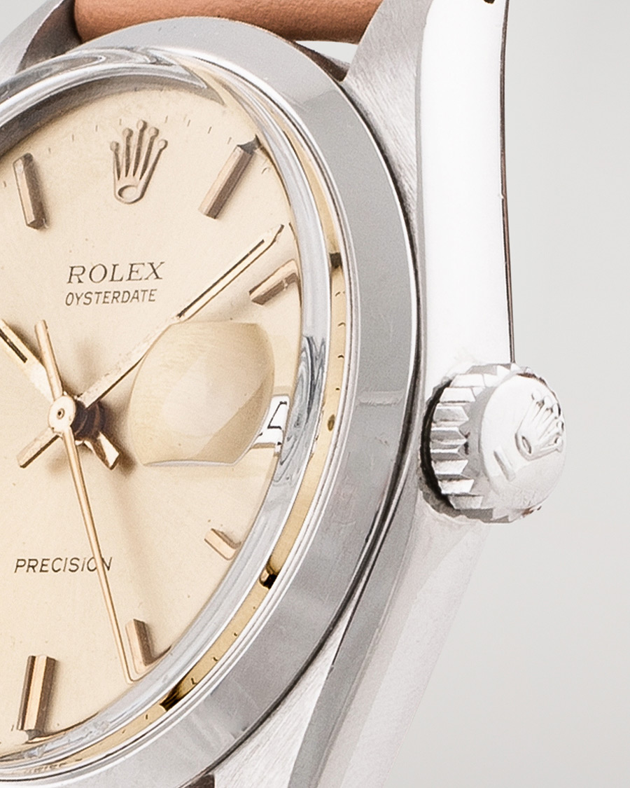 Homme | Rolex Pre-Owned Precision 6694 Oysterdate Steel White | Rolex Pre-Owned | Precision 6694 Oysterdate Steel White