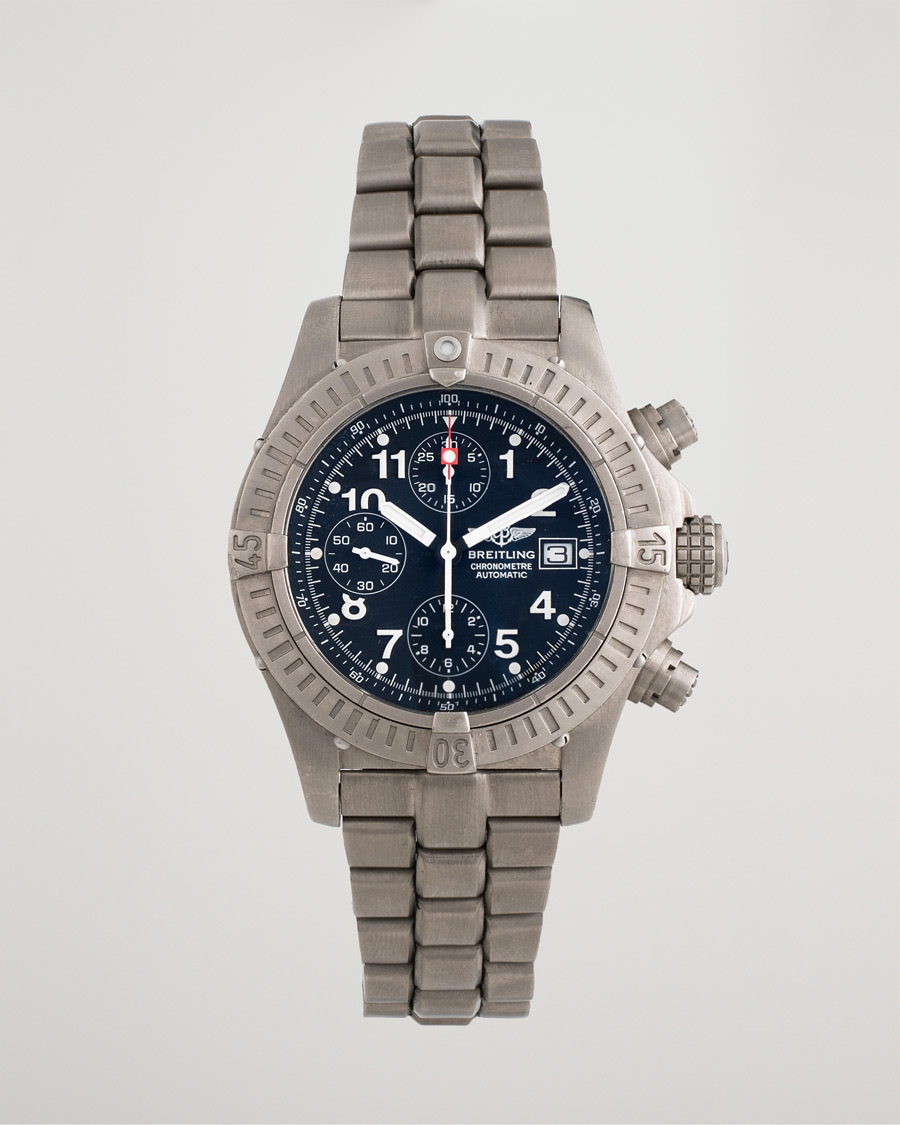 Homme | Breitling Pre-Owned Avenger Steel Black | Breitling Pre-Owned | Avenger Steel Black