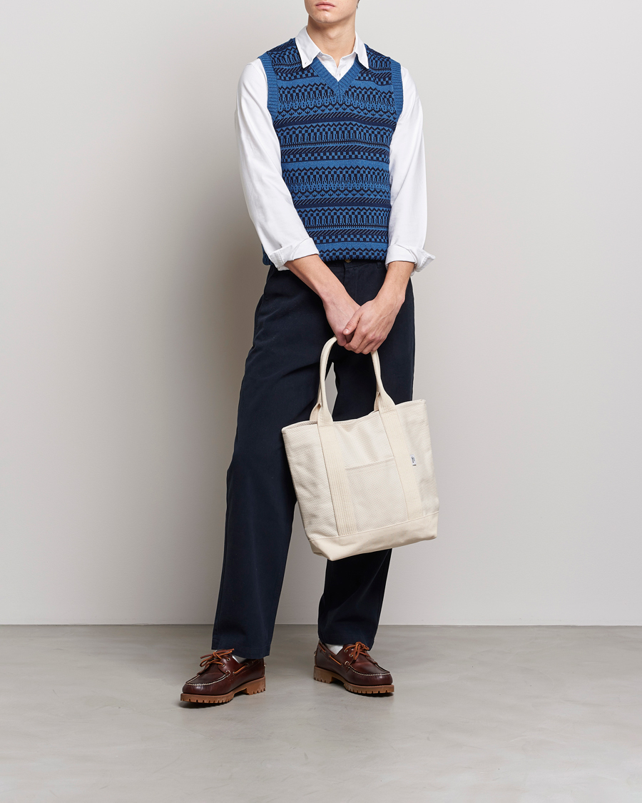 Homme | Pulls Et Tricots | BEAMS PLUS | Knit Fairisle Vest Navy