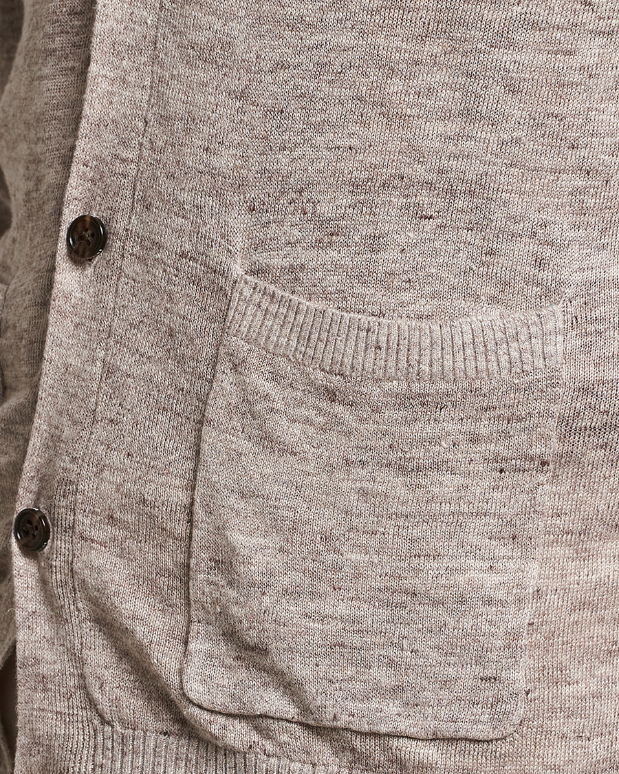 Homme | Pulls Et Tricots | BEAMS PLUS | Linen Cardigan Beige