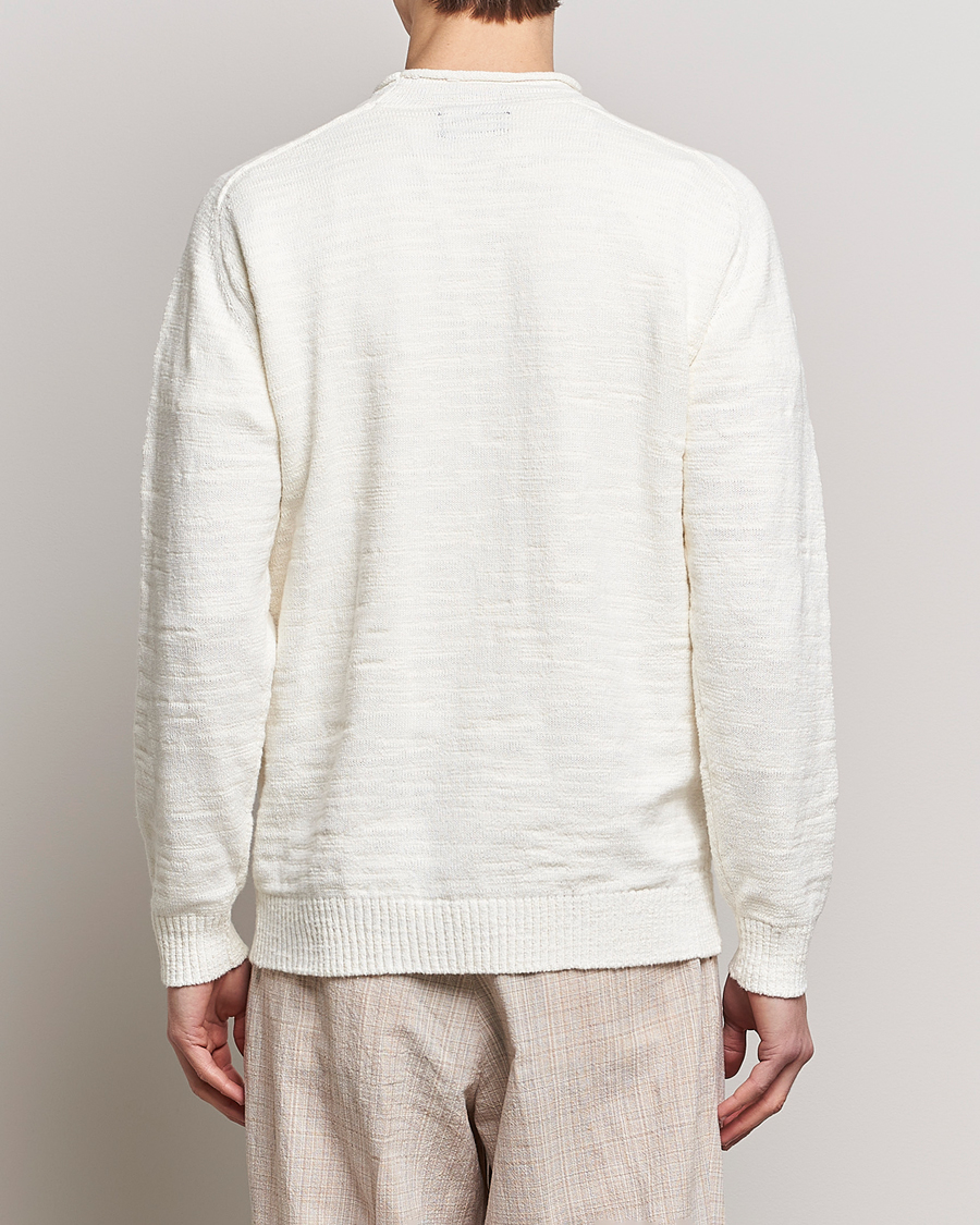 Homme | Pulls Et Tricots | BEAMS PLUS | Linen Crew Neck Sweater White