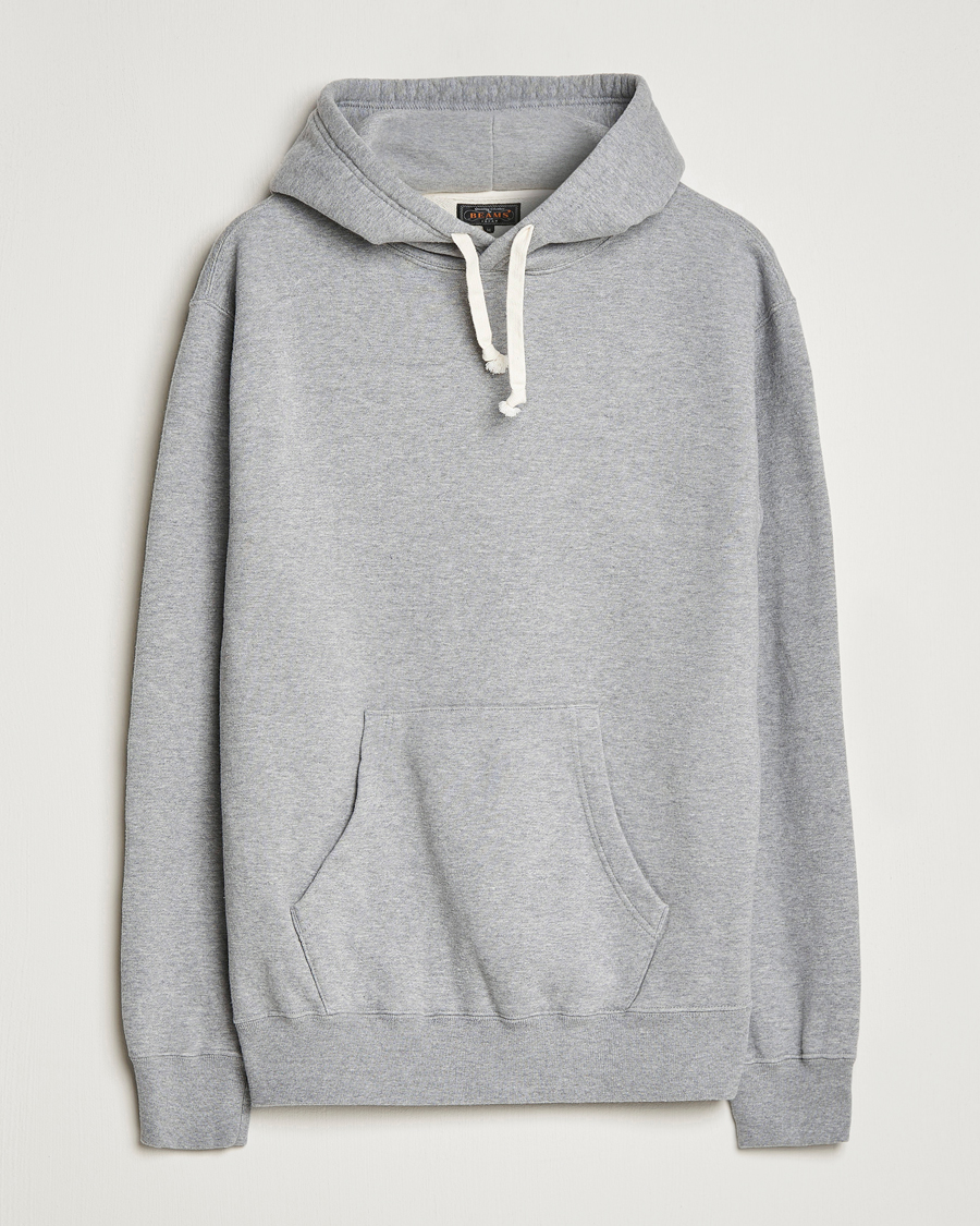 Homme | Pulls Et Tricots | BEAMS PLUS | Japanese Cotton Hoodie Heather Grey
