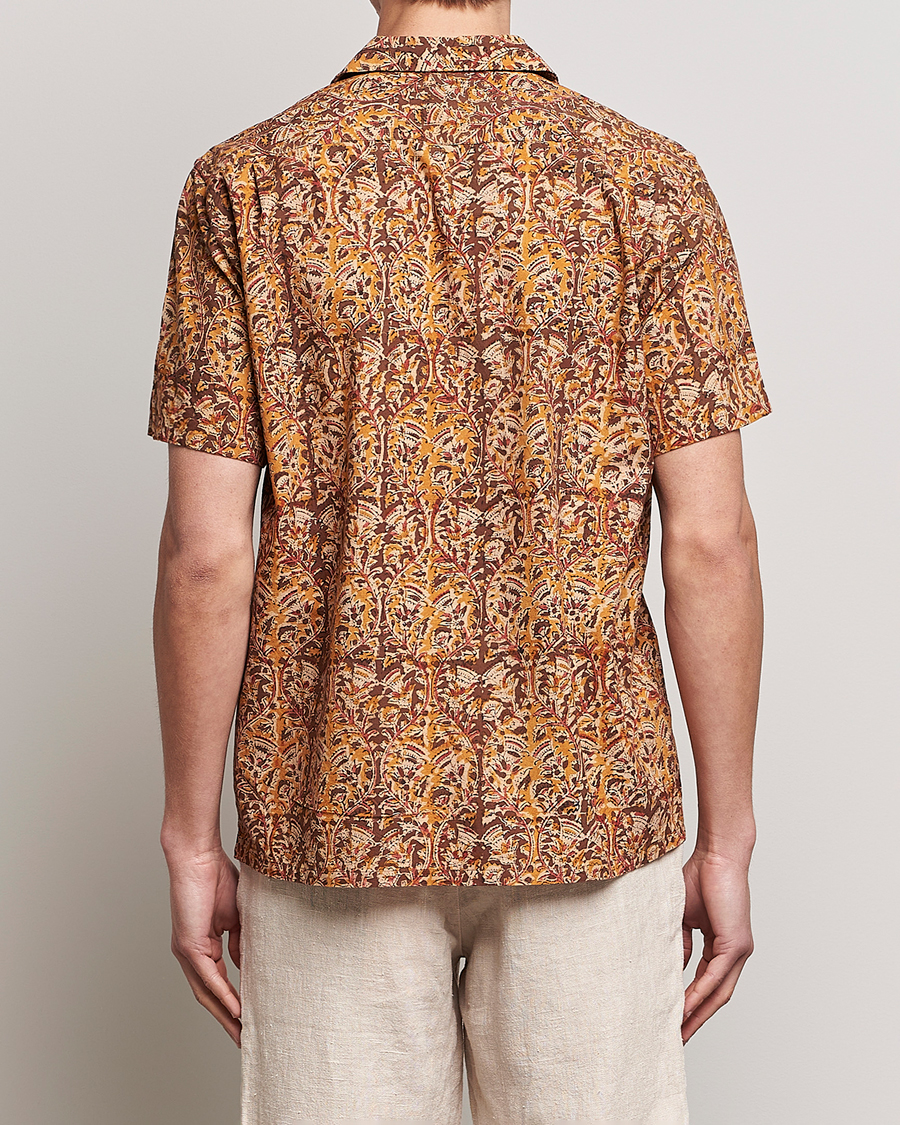 Homme | Chemises | BEAMS PLUS | Block Print Camp Shirt Brown