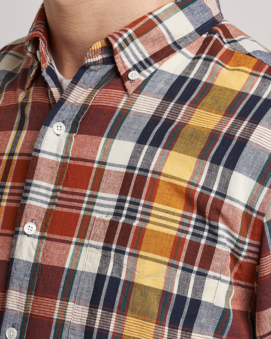 Homme | Chemises | BEAMS PLUS | Indian Madras Button Down Shirt Brown Check