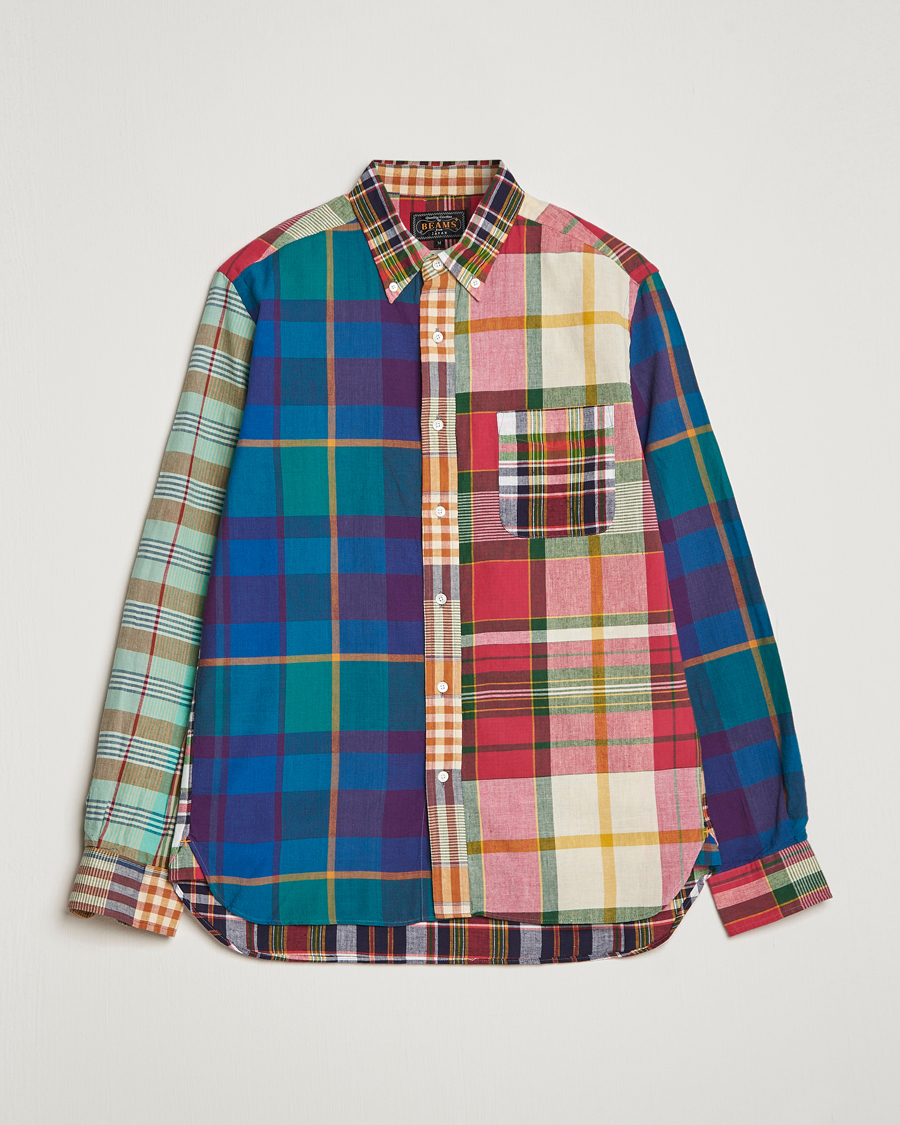 Homme | Chemises | BEAMS PLUS | Indian Madras Button Down Shirt Multicolor