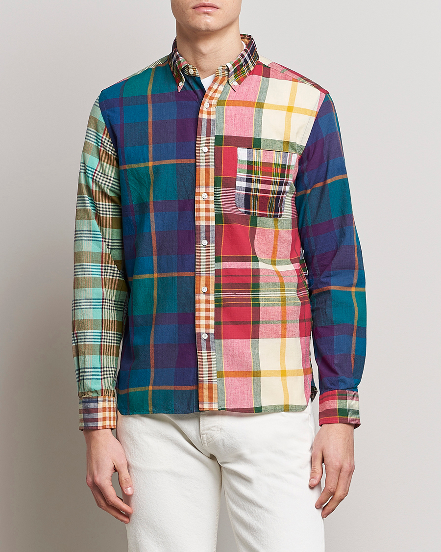 Homme | Chemises | BEAMS PLUS | Indian Madras Button Down Shirt Multicolor