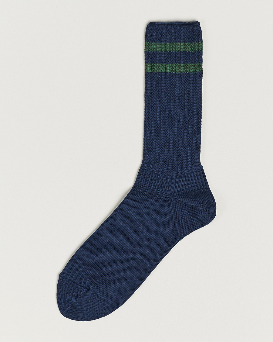 Homme | Sous-Vêtements Et Chaussettes | BEAMS PLUS | Schoolboy Socks Navy/Green