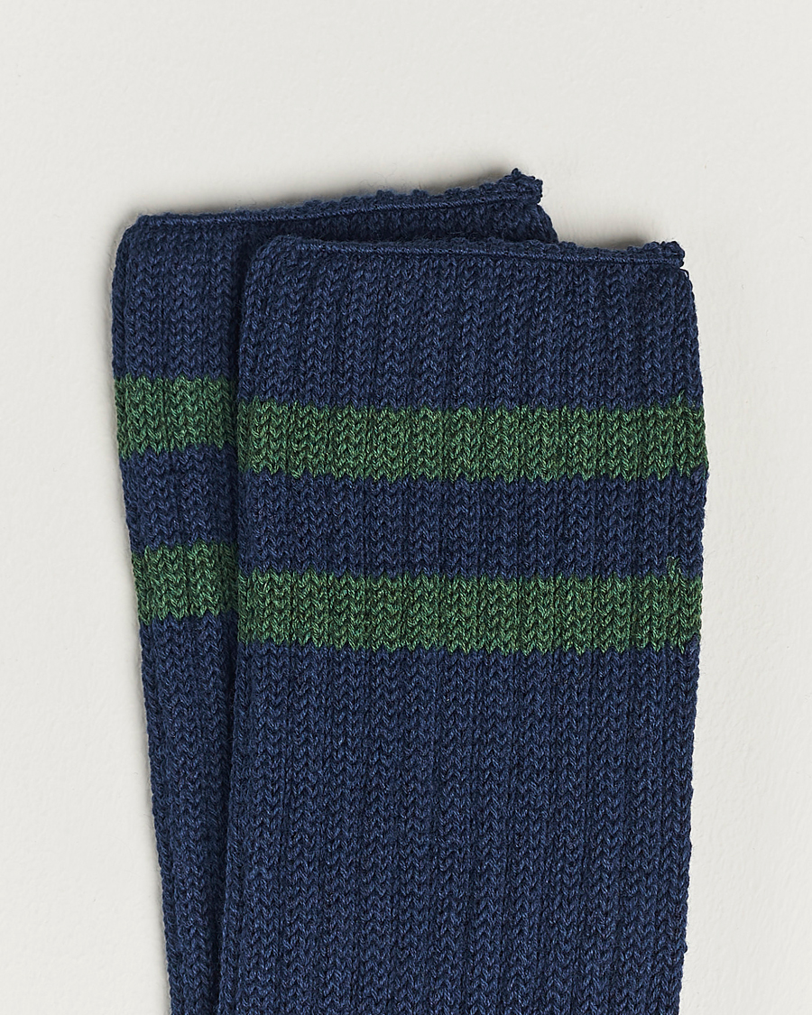 Homme | Sous-Vêtements Et Chaussettes | BEAMS PLUS | Schoolboy Socks Navy/Green