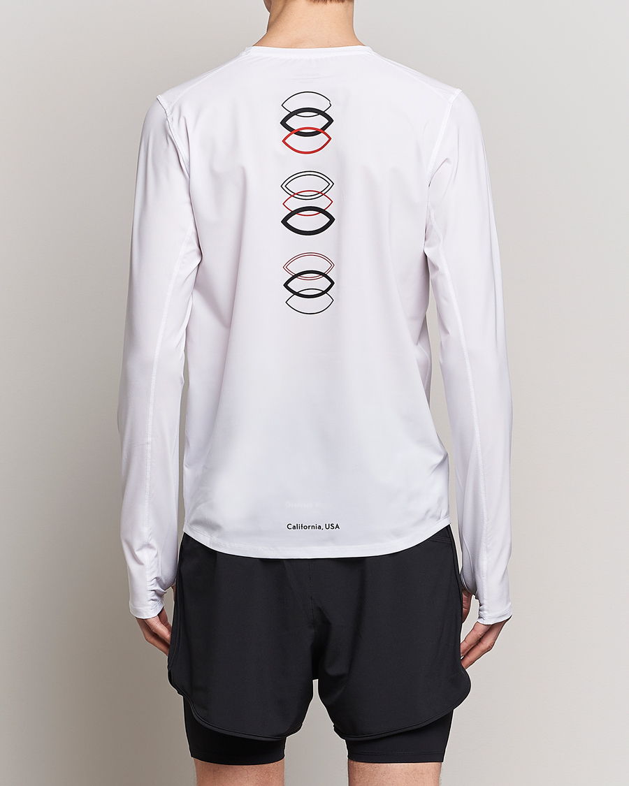 Homme | T-shirts | District Vision | Palisade Long Sleeve Trail Shirt White