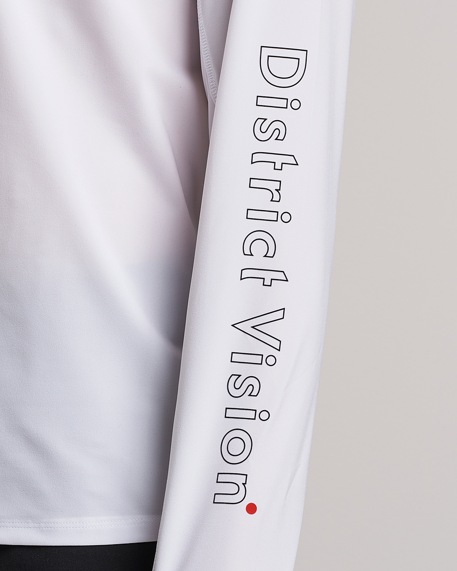 Homme | T-shirts | District Vision | Palisade Long Sleeve Trail Shirt White