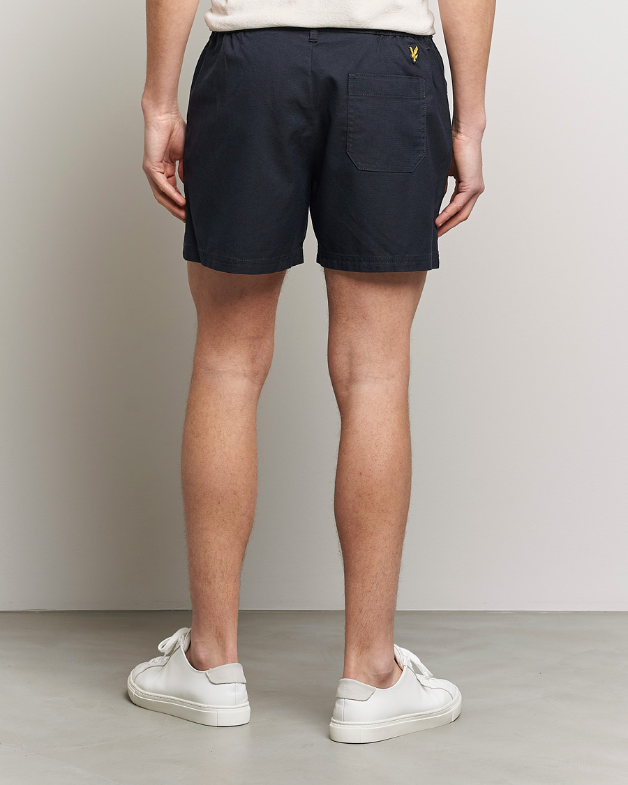 Homme | Shorts | Lyle & Scott | Textured Shorts Dark Navy