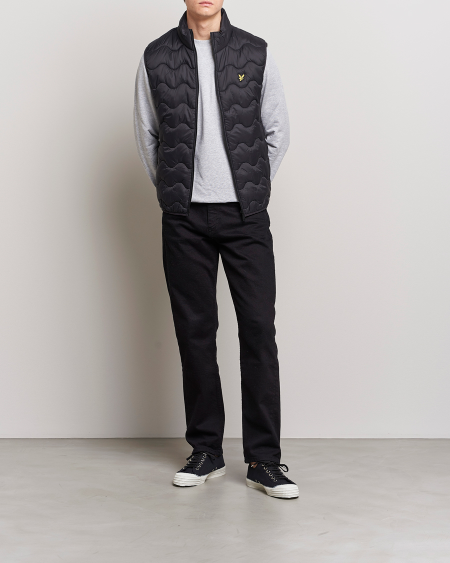 Homme | Gilets | Lyle & Scott | Crest Quilted Gilet Vest Black