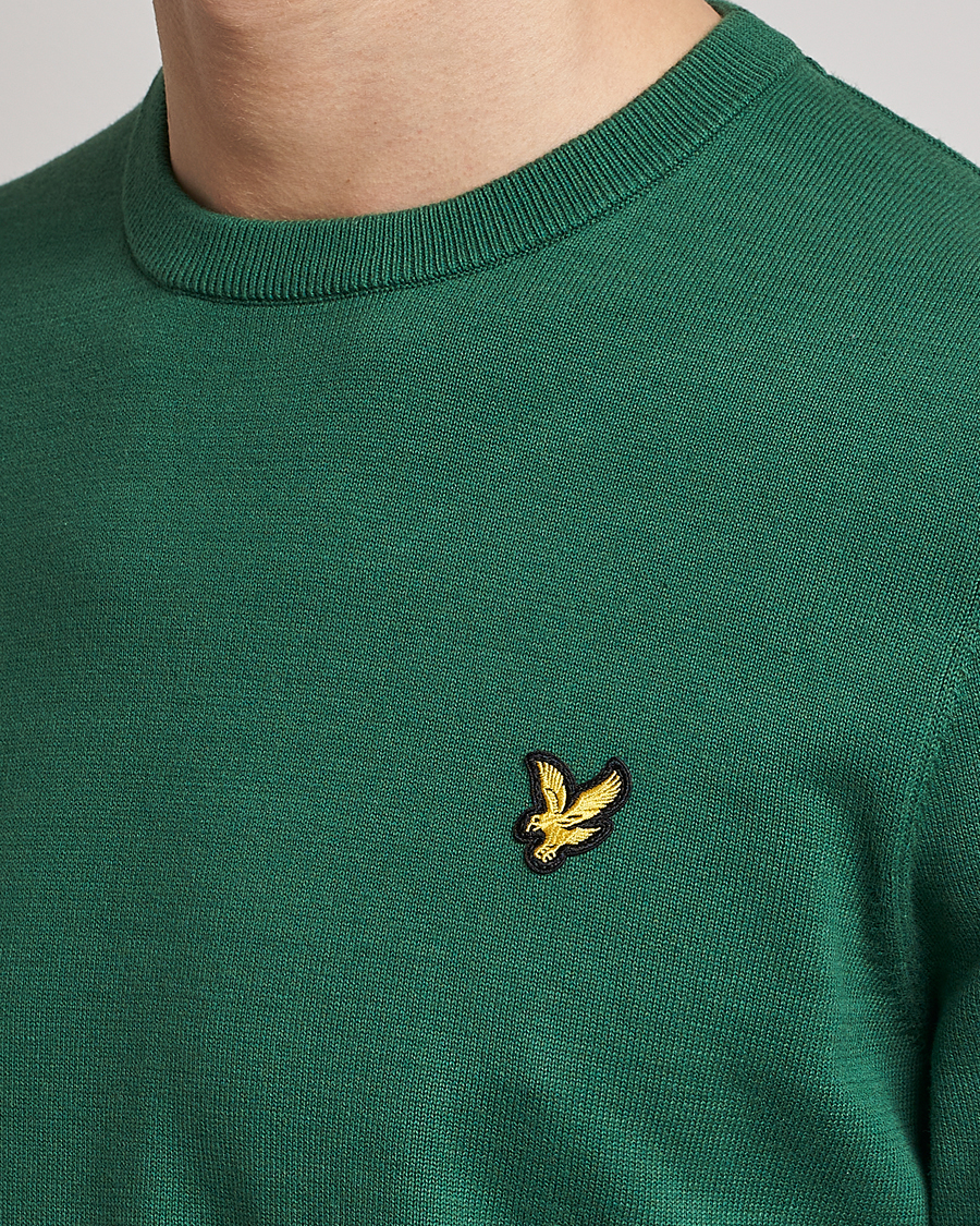 Homme | Pulls Et Tricots | Lyle & Scott | Crew Neck Cotton Sweater English Green