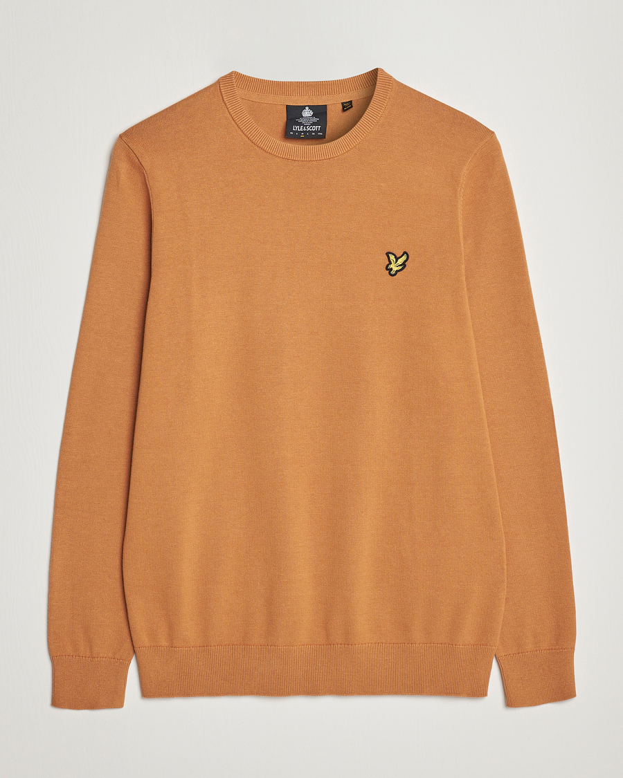 Homme | Pulls Et Tricots | Lyle & Scott | Crew Neck Cotton Sweater Sand Burned