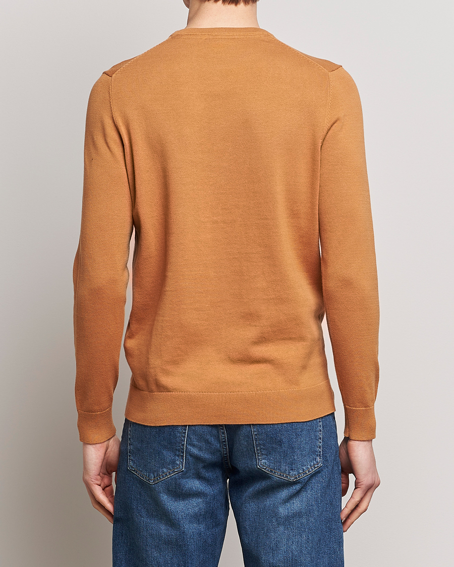 Homme | Pulls Et Tricots | Lyle & Scott | Crew Neck Cotton Sweater Sand Burned
