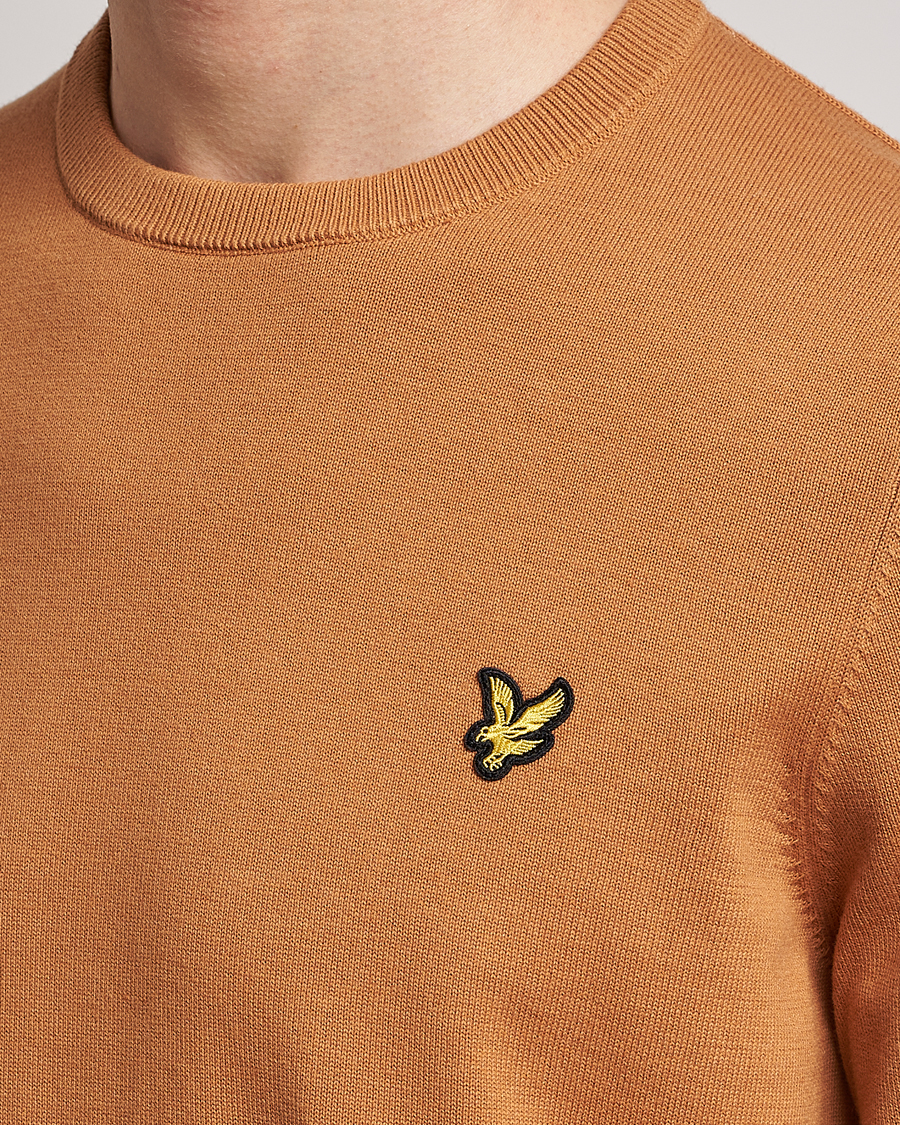 Homme | Pulls Et Tricots | Lyle & Scott | Crew Neck Cotton Sweater Sand Burned