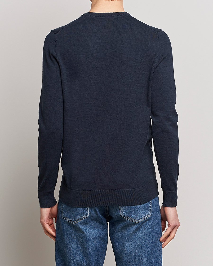 Homme | Pulls Et Tricots | Lyle & Scott | Crew Neck Cotton Sweater Dark Navy