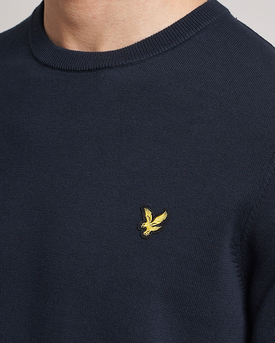 Homme | Pulls Et Tricots | Lyle & Scott | Crew Neck Cotton Sweater Dark Navy