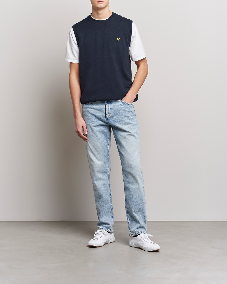 Homme | Pulls Et Tricots | Lyle & Scott | Cotton Vest Dark Navy