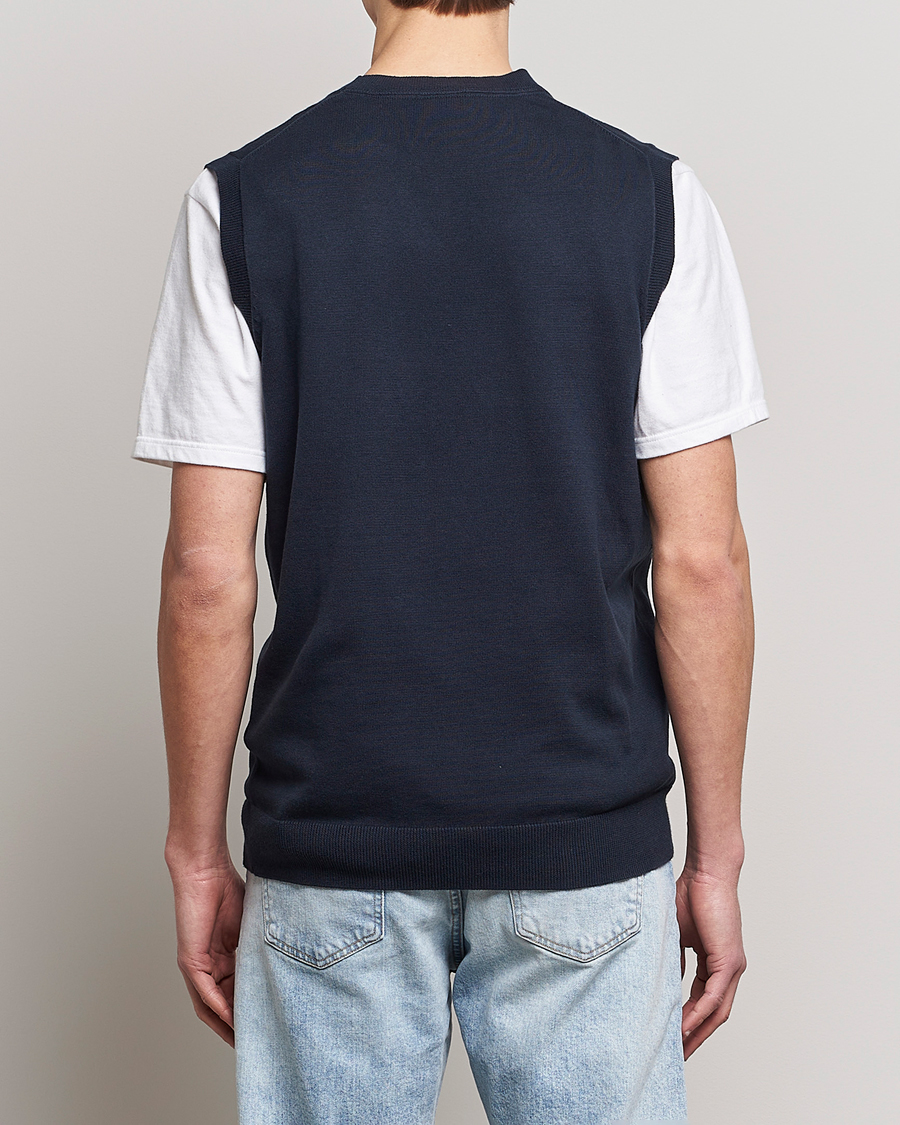 Homme | Pulls Et Tricots | Lyle & Scott | Cotton Vest Dark Navy