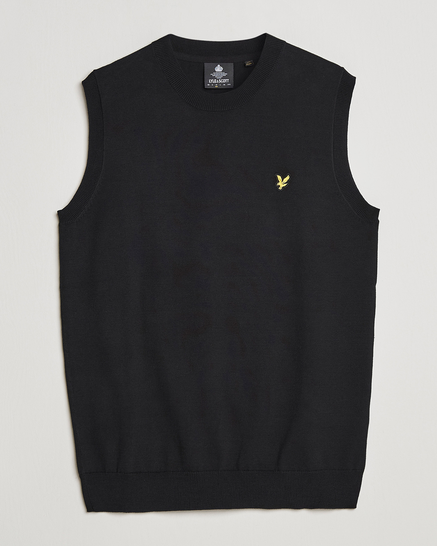 Homme | Pulls Et Tricots | Lyle & Scott | Cotton Vest Black