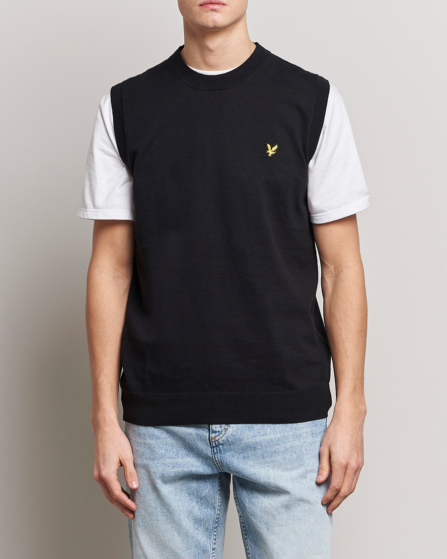 Homme | Pulls Et Tricots | Lyle & Scott | Cotton Vest Black